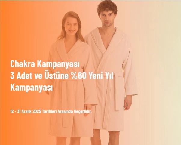 Chakra Kampanyası - 3 Adet ve Üstüne %60 Yeni Yıl Kampanyası Chakra Kampanyası - 3 Adet ve Üstüne %60 Yeni Yıl Kampanyası