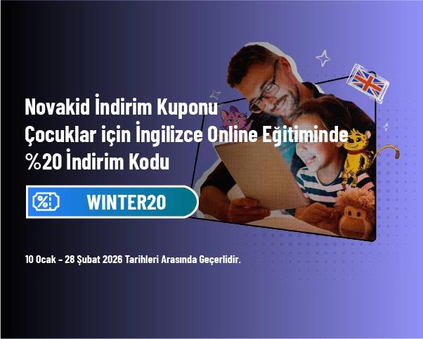 Novakid İndirim Kuponu - Çocuklar için İngilizce Online Eğitiminde % 20 İndirim Kodu Novakid İndirim Kuponu - Çocuklar için İngilizce Online Eğitiminde % 20 İndirim Kodu
