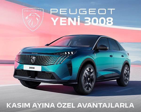 PEUGEOT 3008, Kasım ayına özel avantajlarla PEUGEOT 3008, Kasım ayına özel avantajlarla